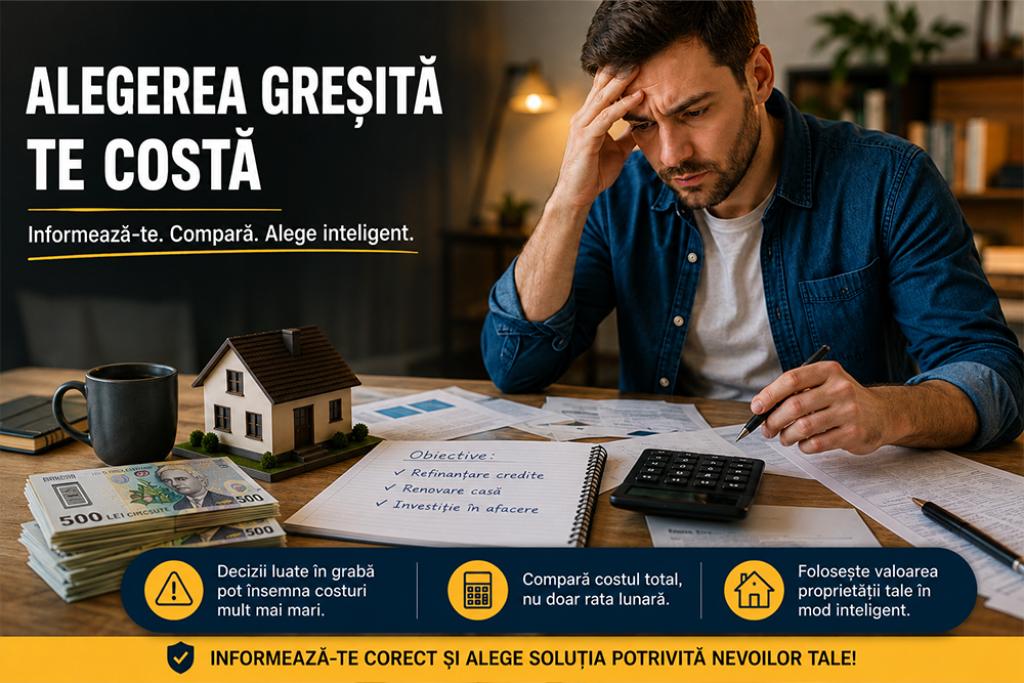 Greșeala care îi costă pe mulți români mii de lei atunci când aleg un credit