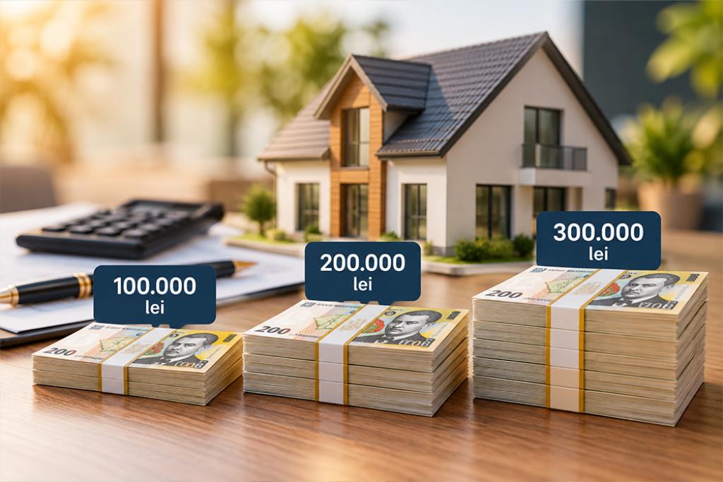 Ai nevoie de 100.000, 200.000 sau 300.000 de lei? Cum funcționează finanțarea cu garanție imobiliară